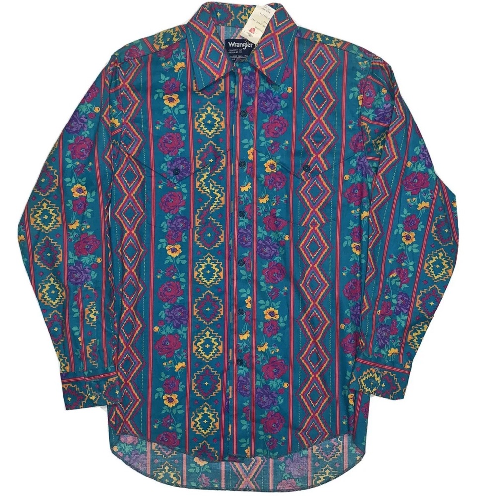 Wrangler | NWT Vintage Button Down Western Shirt